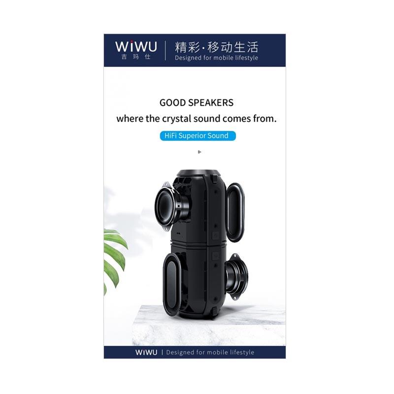 Jual Wiwu Spk 301 Gemini Series Magnectic Portable Tws Bluetooth Speaker Online Oktober 2020 Blibli Com