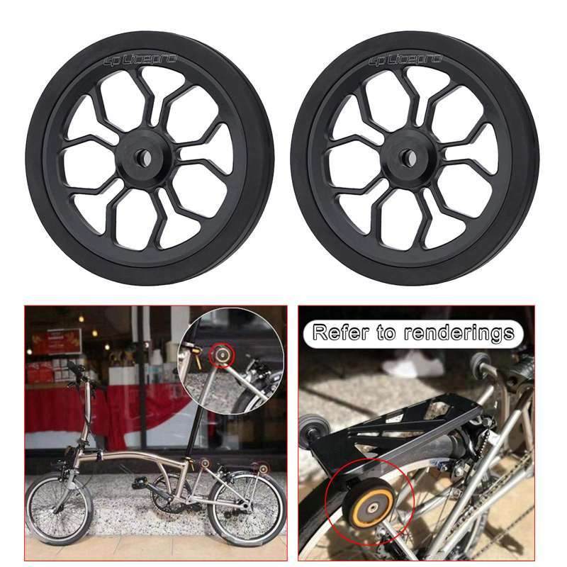 Promo 82mm Folding Bike Easy Wheel 