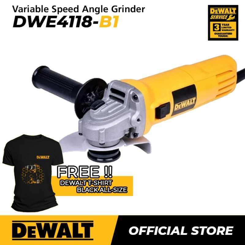 Image of Soft start function of DeWalt DWE4118 angle grinder