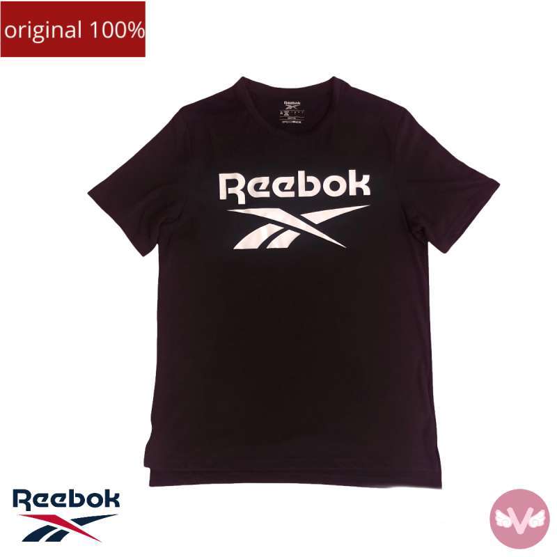 REEBOK Men s Top Sport Black Gray Baju Olahraga Pria Baju Reebok Pria Baju Olahraga Pria Reebok Original 100 Baju Olahraga Reebok