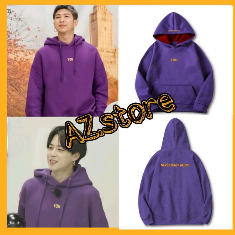 Jimin you never best sale walk alone sweater