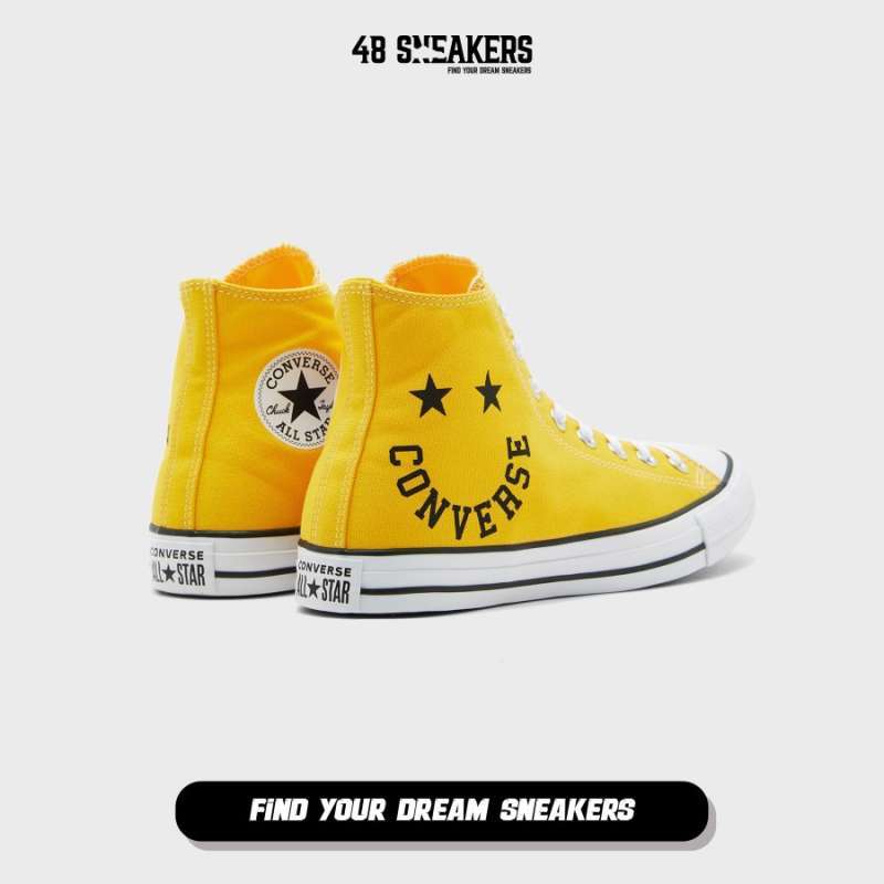 converse smile yellow