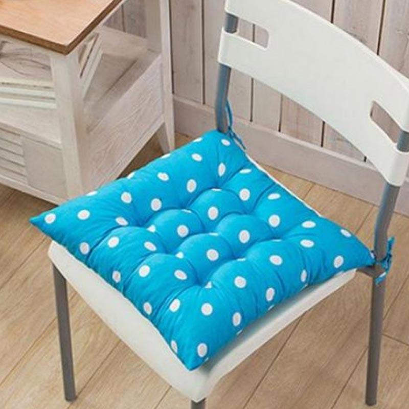 Jual Bluelans Soft Polka Dot Seat Pad Travel Home Office Decor Tie On Chair Cushion Online September 2020 Blibli Com