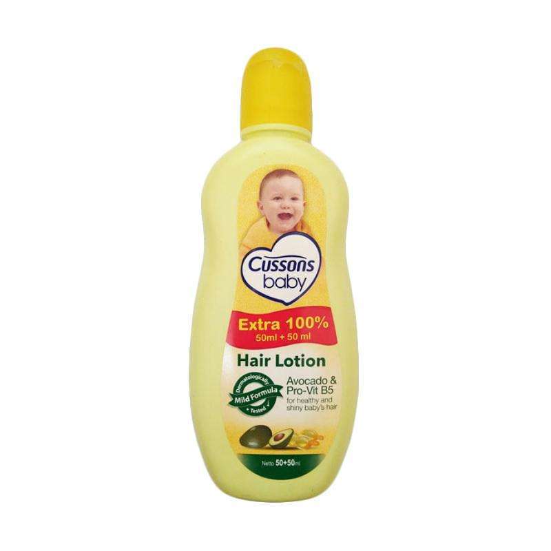 Promo Cussons Baby Hair Lotion Avocado and Pro-Vit B Hair Lotion [50+50 mL]  Diskon 26% di Seller toko filza - Karangraharja, Kab. Bekasi | Blibli
