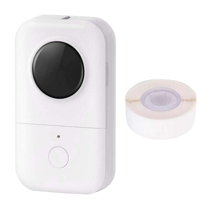 Jual Handheld Price Tag Thermal Phone Label Maker with 1 Roll ...