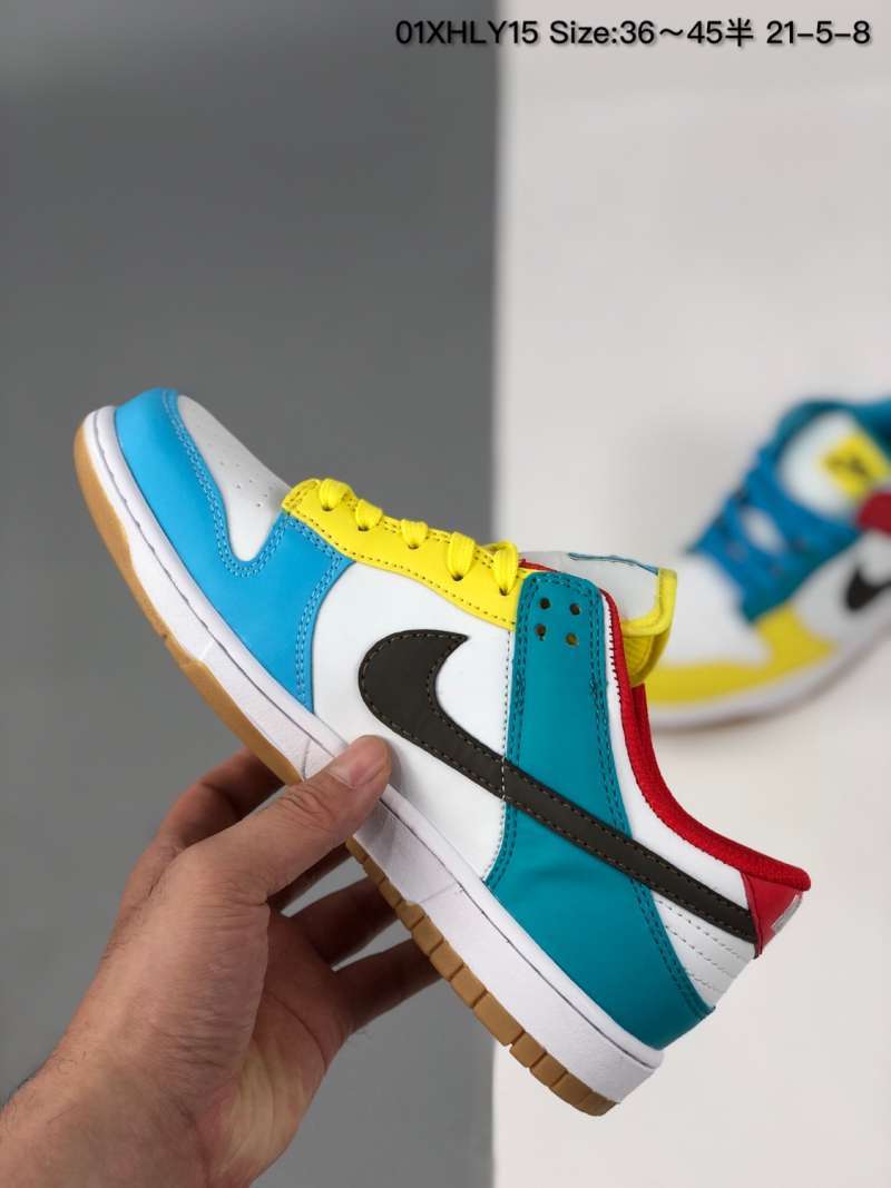 colorful low top dunks