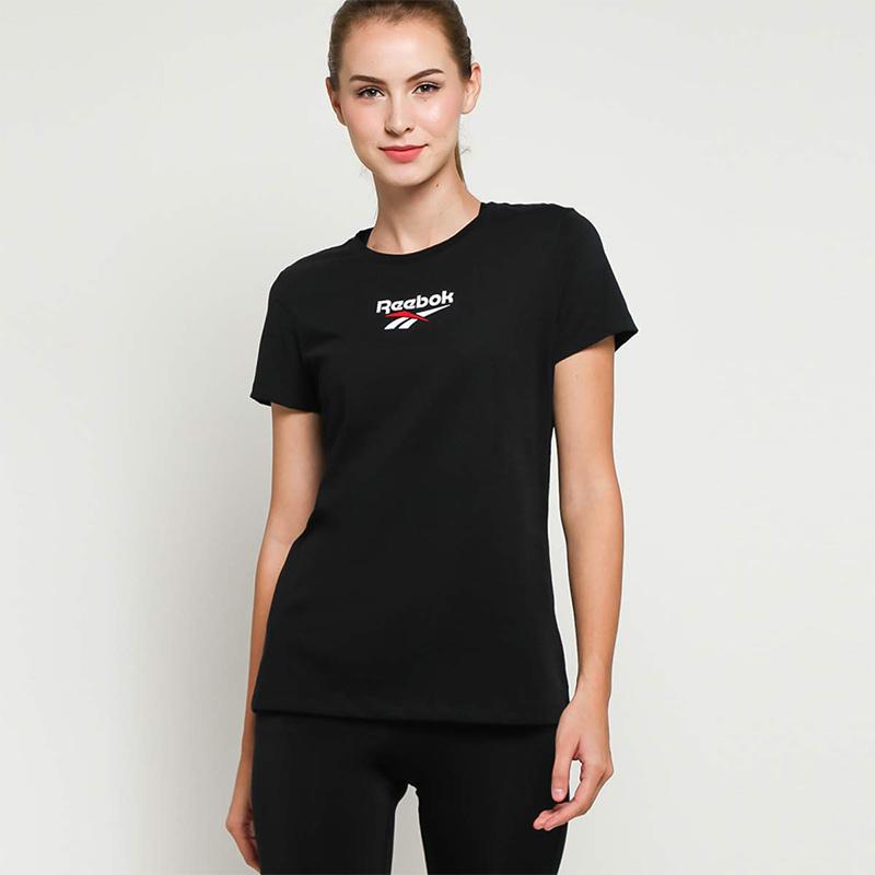 Jual Reebok Women Classic Tee Kaos Olahraga Wanita Black