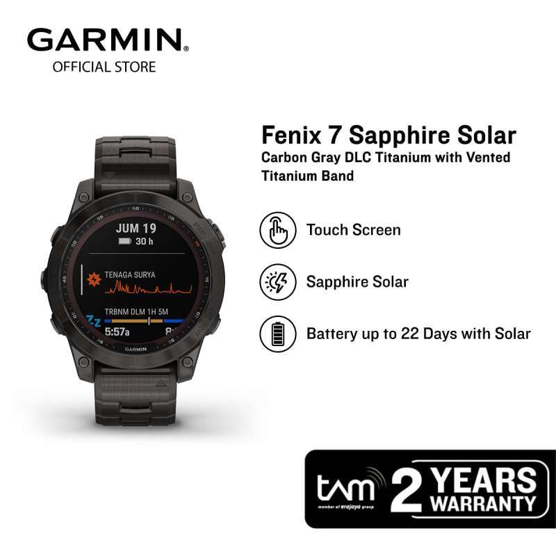 Jual Garmin Fenix 7 Terbaru Maret 2024 Blibli