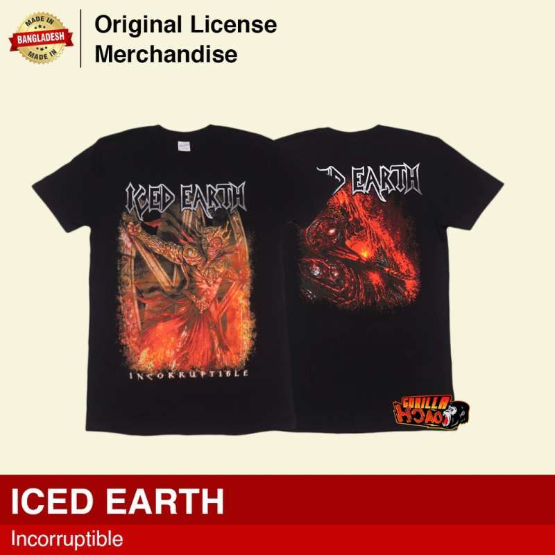 Jual ICED EARTH Incorruptible Back 