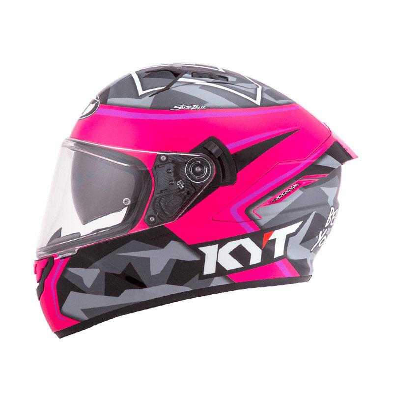 Helm kyt full face pink discount