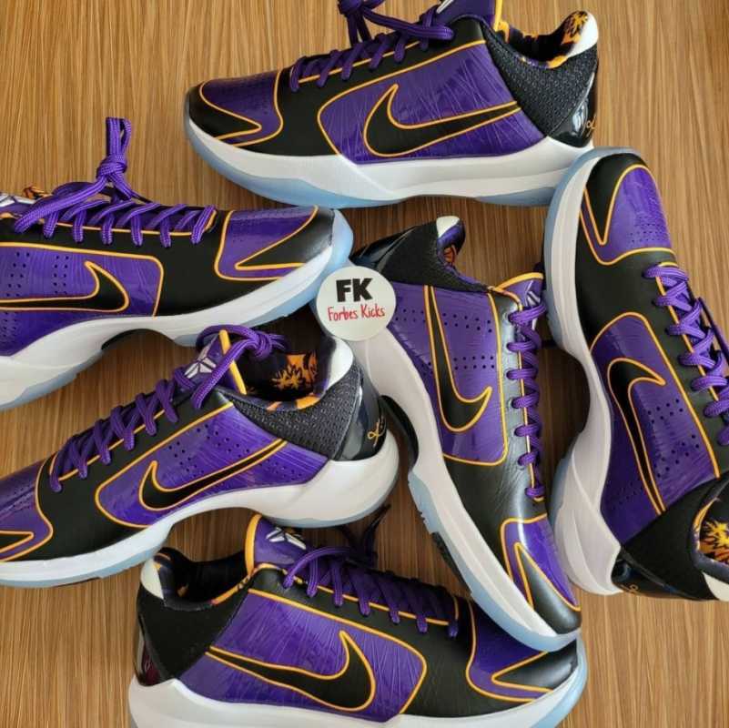 Nike Kobe 5 Protro Lakers 5x Champ big stage champs purple gold