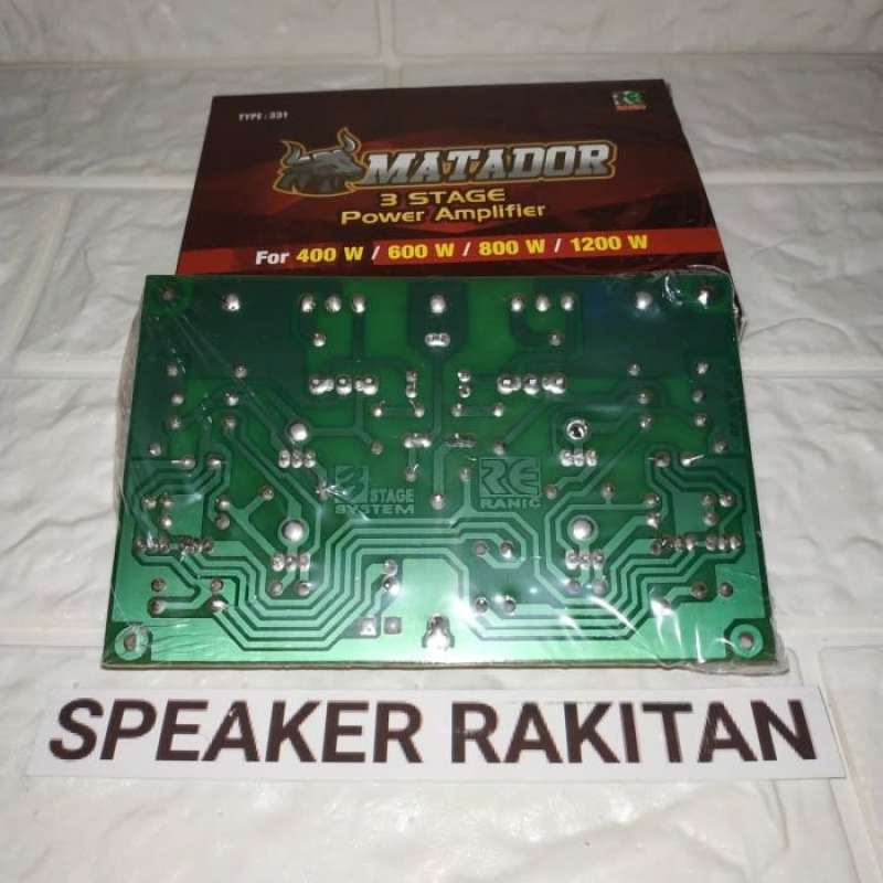 Promo Premium Kit Driver Power amplifier 3 tingkat 400 ...
