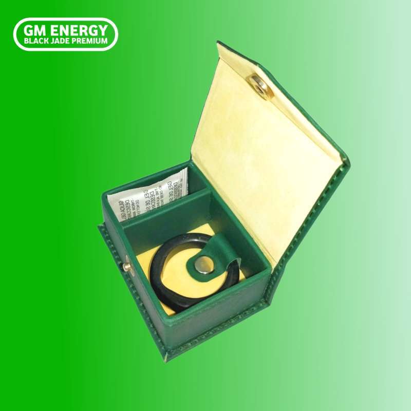 RING GM ENERGY BLACK JADE PREMIUM ORIGINAL KHUSUS PRIA BESAR KERAS KUAT