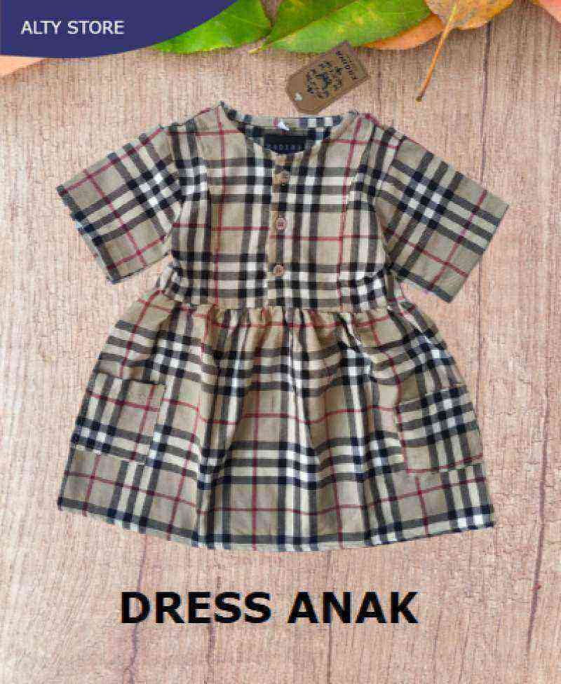Burberry dress anak clearance