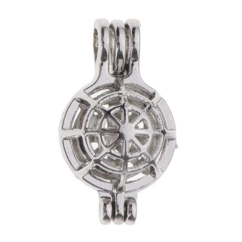10xDIY Bead Cage Locket Pendant Charms 