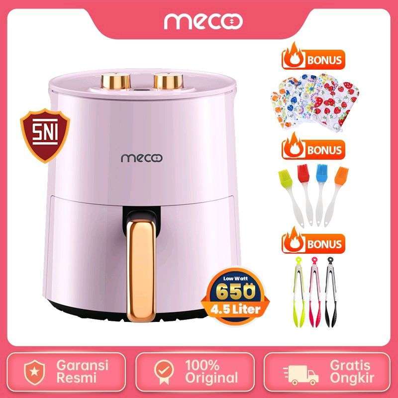 Promo BEST SELLER MECO AIRFRYER low watt anti jeglek kapasitas