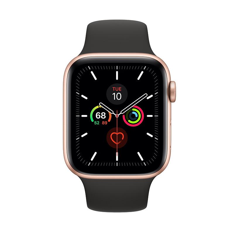 Jual Apple Watch Series 5 44mm Aluminum Case With Sport Band Smartwatch Gold Gps Online Oktober 2020 Blibli Com
