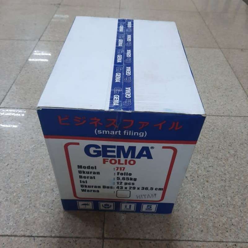 Jual Baru Ordner Gema Folio 717 1 Dus Ordner Gema Kwitansi A5 ...