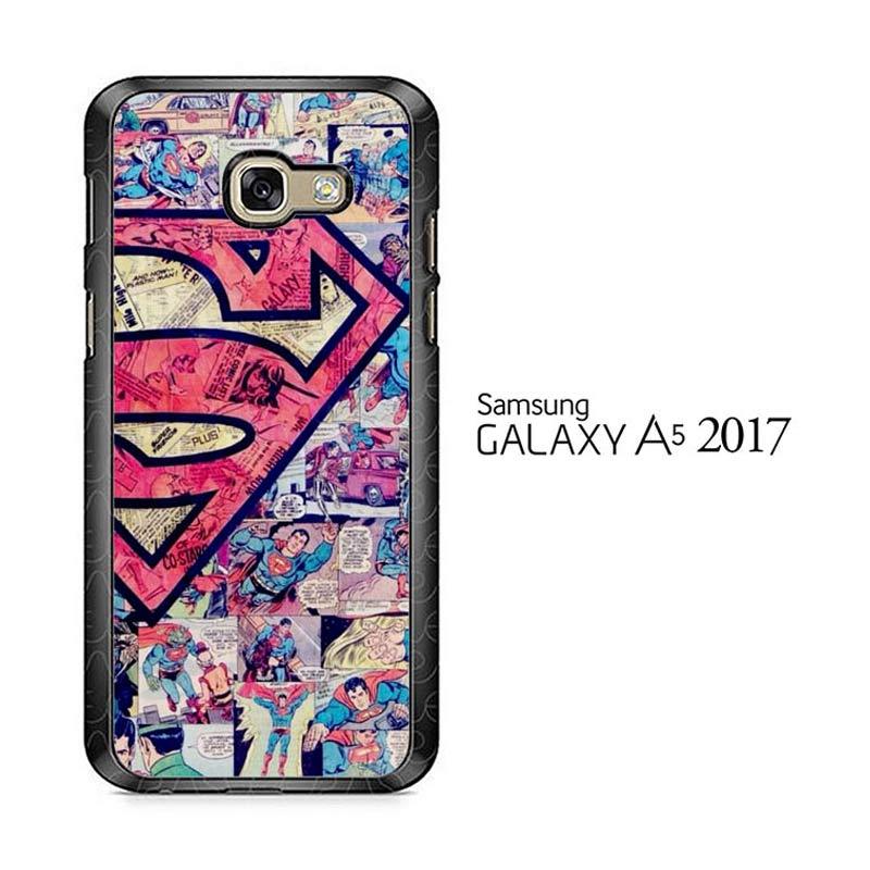 Casing Custom Hardcase Superman Comic Wallpaper L3193 Samsung A5 2017