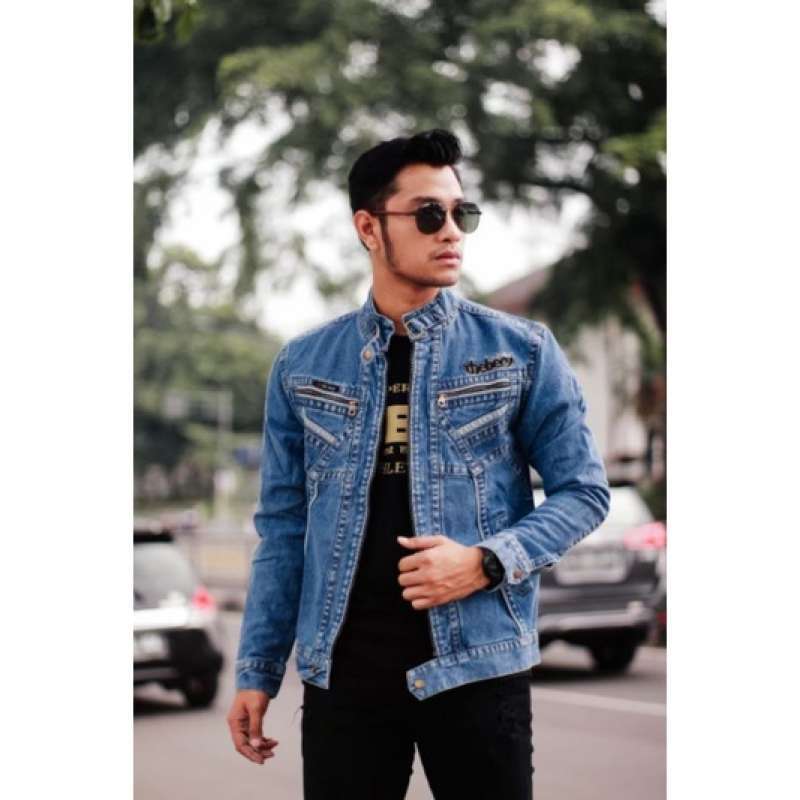 Jaket jeans branded sale