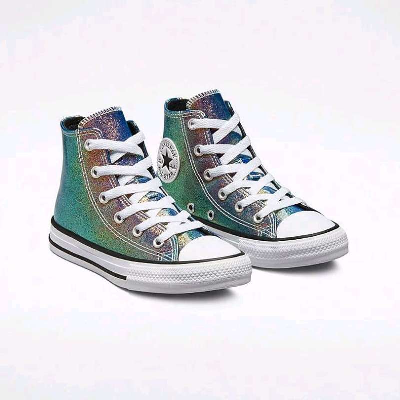 Glitter rainbow converse hot sale