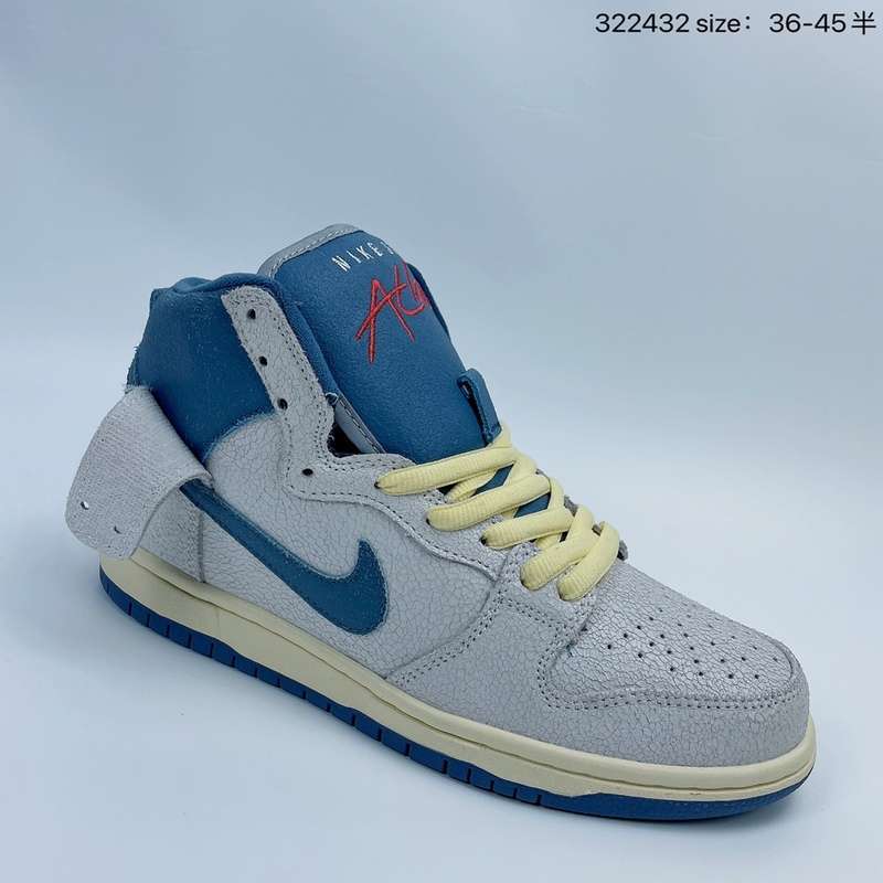 nike blue grey running shoes