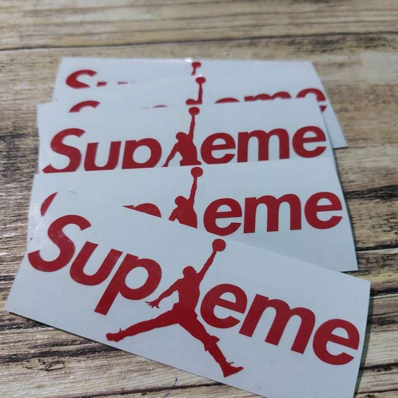 Jual Sticker Supreme Jordan Cutting 25 Cm Gold Di Seller Banay Sticker Cipayung Kota Jakarta Timur Blibli