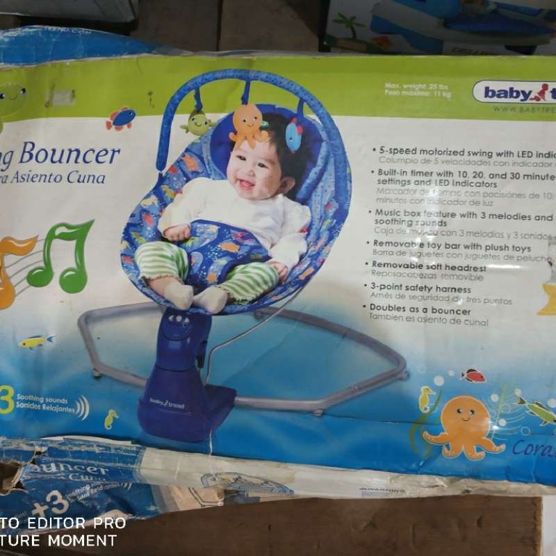 Baby trend swing bouncer online
