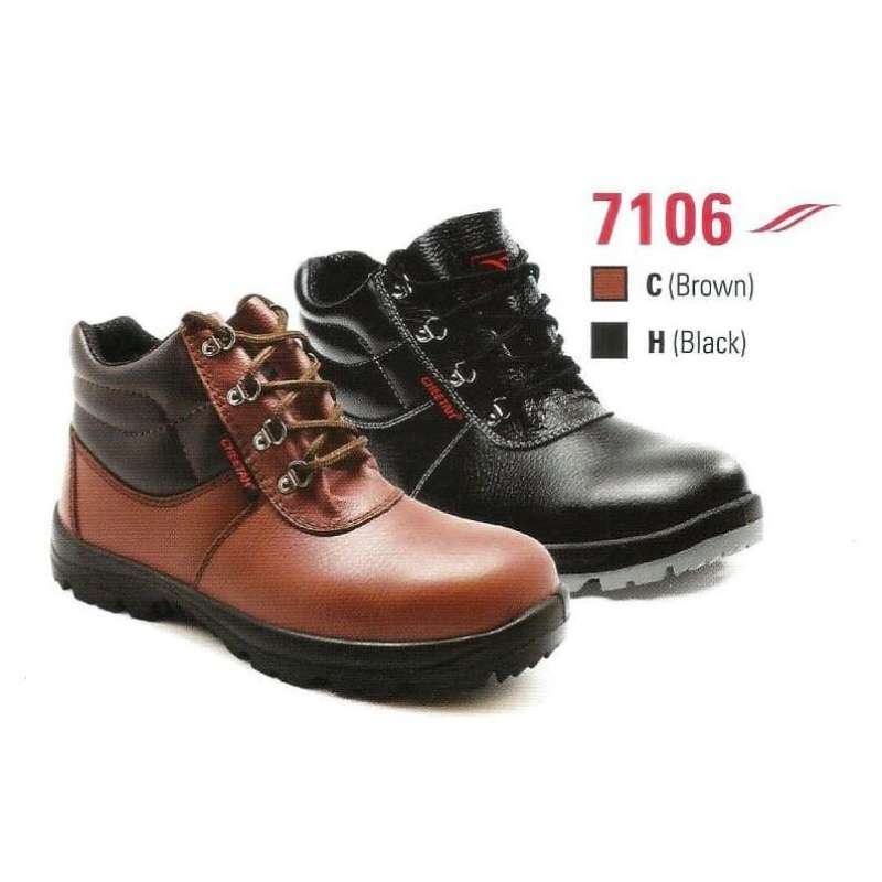 safety shoes brown