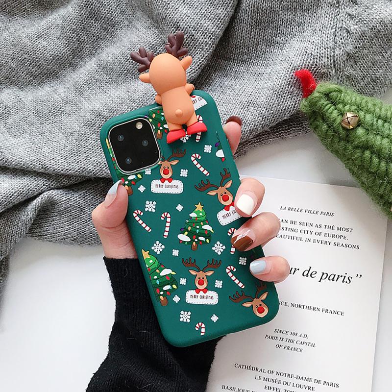 Jual Eds Phone Case Cartoon Christmas Elk Phone Back Cover For Iphone 11 Pro Max Red Apple Iphone 11 Pro Max Di Seller Extremedeals Blibli