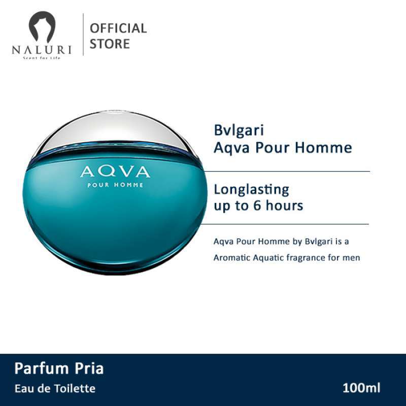 Jual Parfum Original Bvlgari Aqva Pour Homme EDT For Man 100ml di