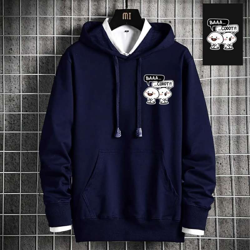 Pakaian Outerwear Sweater Hoodie Lengan 