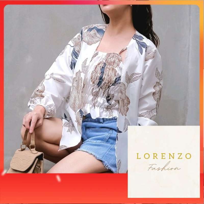 Jual Setelan Cardigan Wanita Daleman Nakawa Tank Top Wanita Nakawa