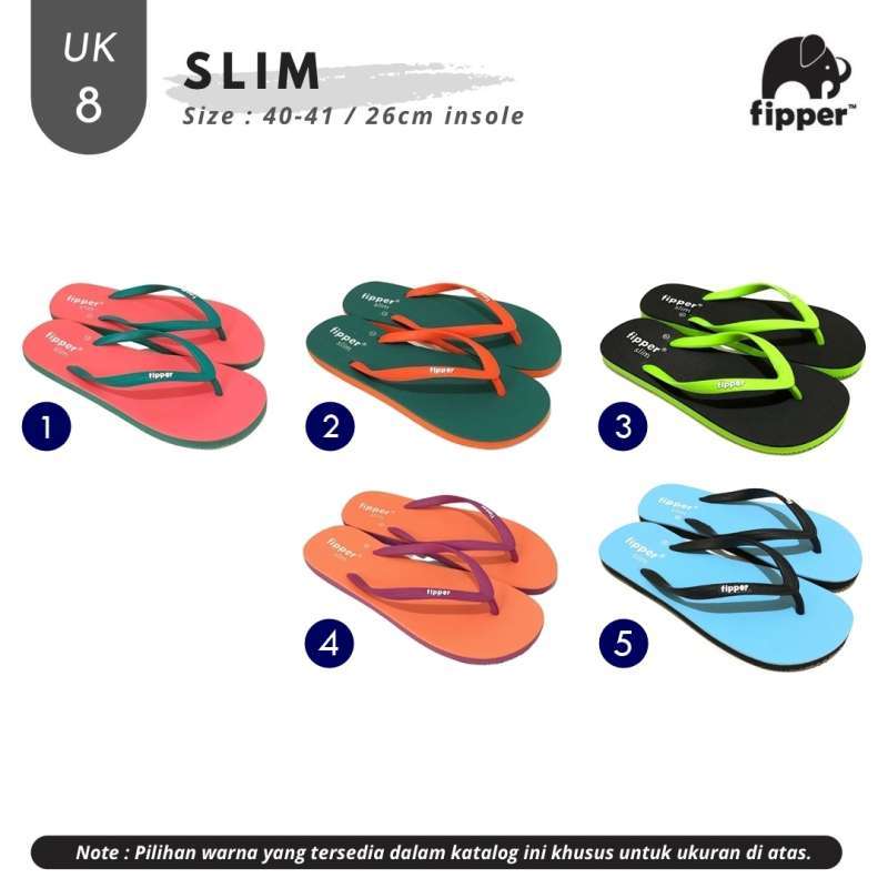 Size online sandal fipper