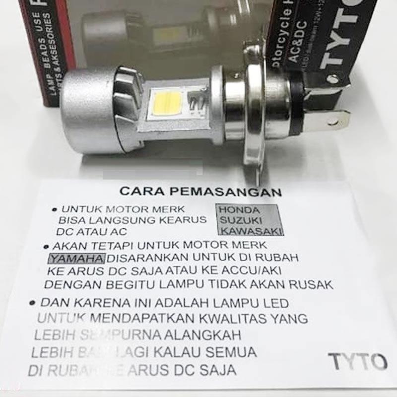Jual Philips H4 Led Tyto Bohlam Lampu Depan Motor For Yamaha Vixion 6 36v 12 12w Online Desember 2020 Blibli