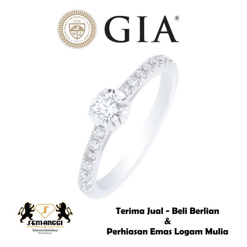 Habib Harga Diamond Gia Jual Smg 2183 Cincin Berlian Gia Semanggi - Main Image