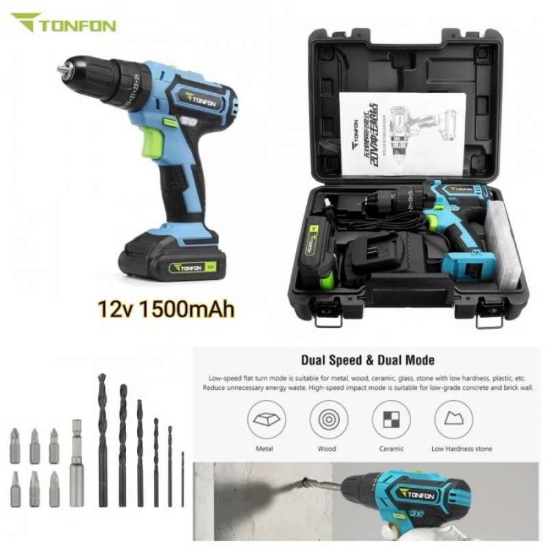 12V 1500Mah Electric Cordless Power 