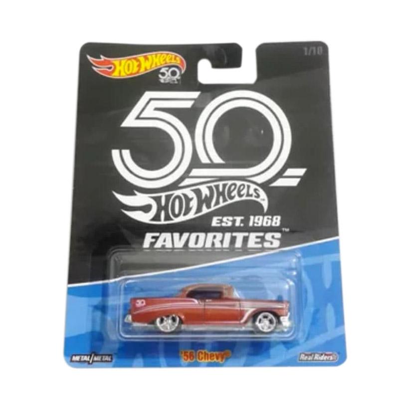 Jual Hot Wheels 56 Chevy 50Th Favorites Car Culture Diecast di