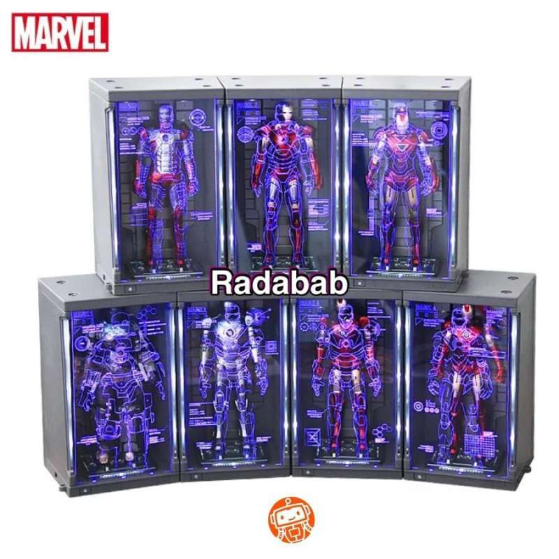 zd toys iron man hall of armor