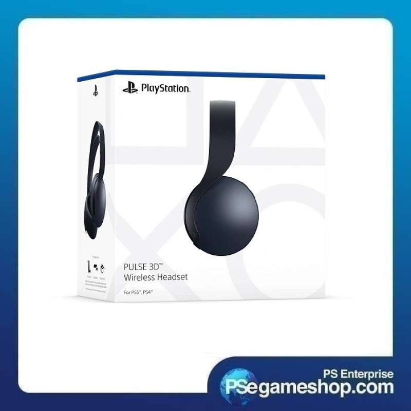 Midnight Black Pulse 3d For Ps4 Sony Pulse 3d Wireless Headphones