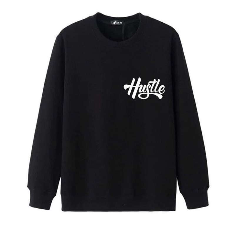 Baju Sweater Hustle Pria Baju Pria Lengan Panjang Sweater Pria Trandy