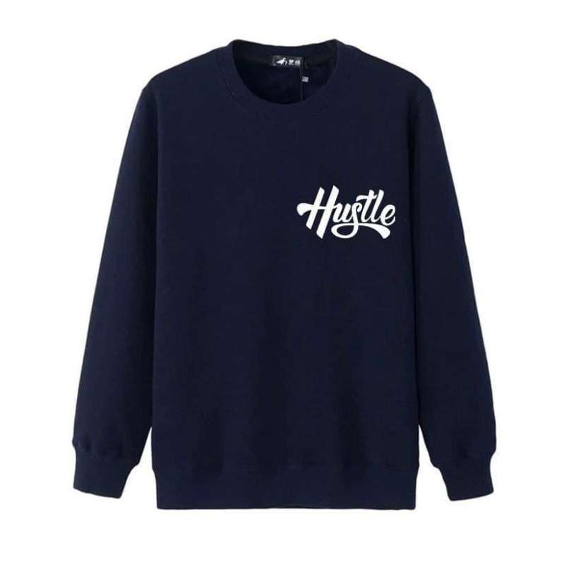 Baju Sweater Hustle Pria Baju Pria Lengan Panjang Sweater Pria Trandy