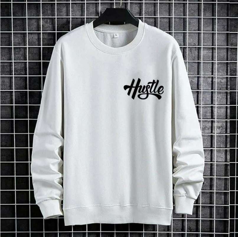 Baju Sweater Hustle Pria Baju Pria Lengan Panjang Sweater Pria Trandy