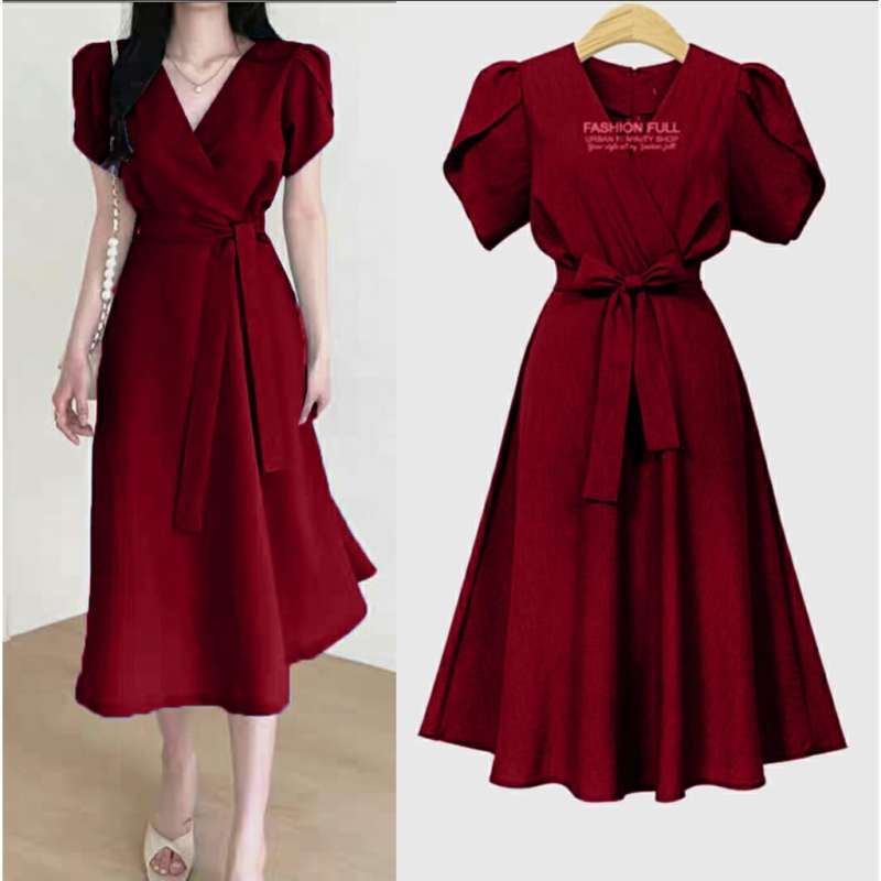 Pakaian full dress best sale wanita