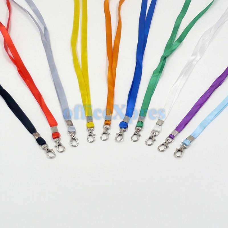 Gantungan ID Card Tali Id Card Tali Badge ID Nylon Hook Combo Strap ID Card