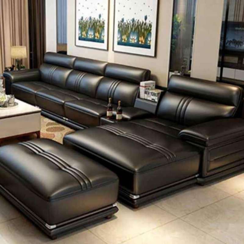 Sofa kulit sales