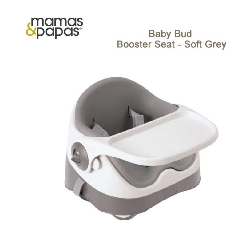 Mamas Papas Baby Bud Booster Seat Soft Grey Soft Grey TERBAIK