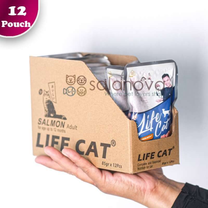 Jual Box Life Cat Pouch Makanan Kucing Basah Di Seller Salanova