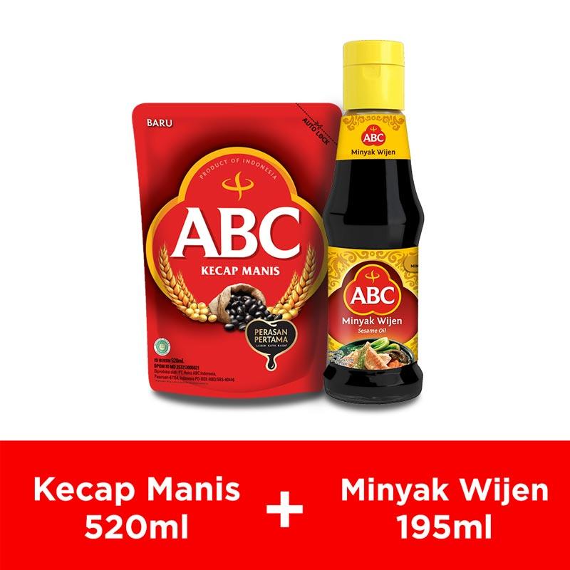 Jual Abc Bundling Kecap Manis 520ml Minyak Wijen 195ml Murah Mei 2021 