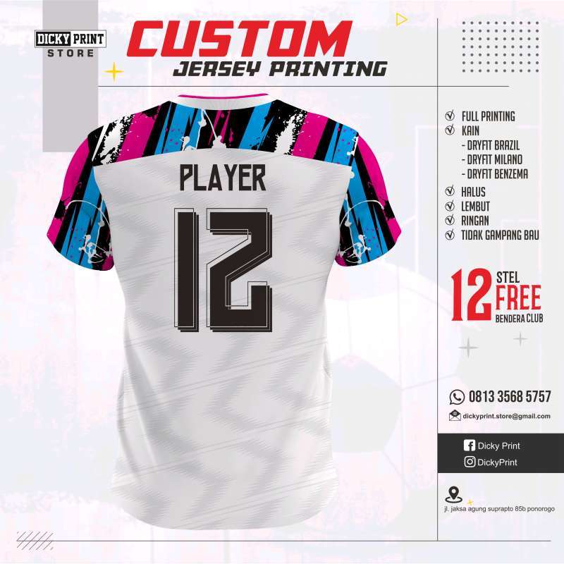 Custom jersey printing 2025